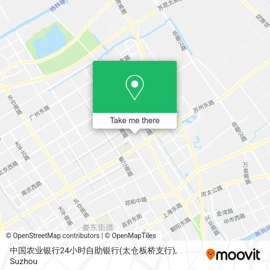 中国农业银行24小时自助银行(太仓板桥支行) map
