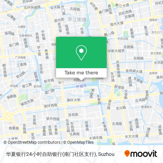 华夏银行24小时自助银行(南门社区支行) map