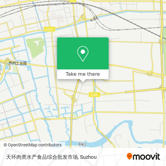天环肉类水产食品综合批发市场 map