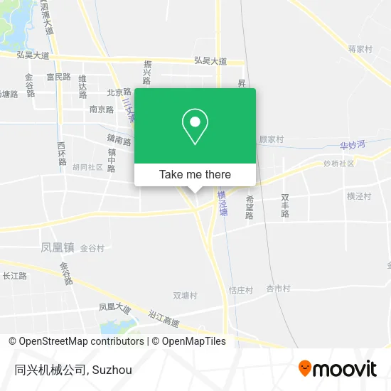 同兴机械公司 map
