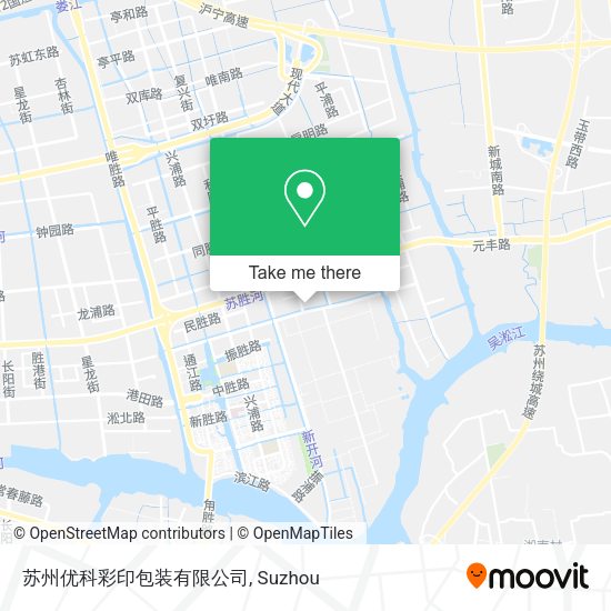 苏州优科彩印包装有限公司 map