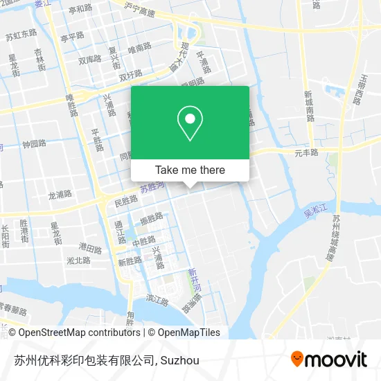 苏州优科彩印包装有限公司 map