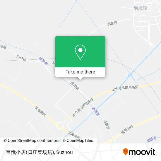 宝娥小店(归庄菜场店) map