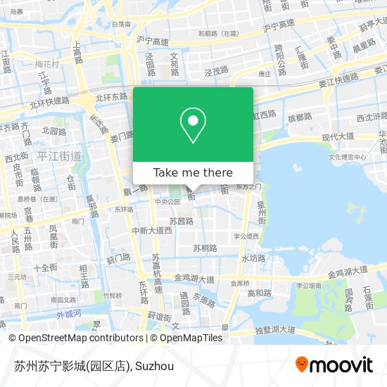 苏州苏宁影城(园区店) map