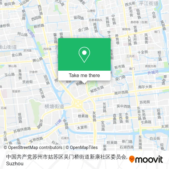 中国共产党苏州市姑苏区吴门桥街道新康社区委员会 map