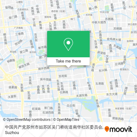 中国共产党苏州市姑苏区吴门桥街道南华社区委员会 map