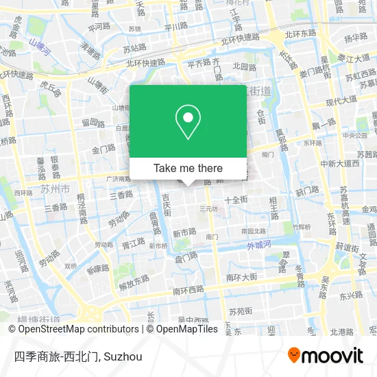 四季商旅-西北门 map
