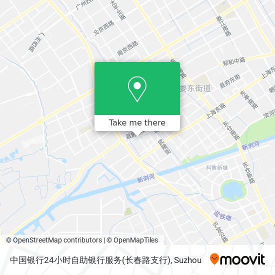 中国银行24小时自助银行服务(长春路支行) map