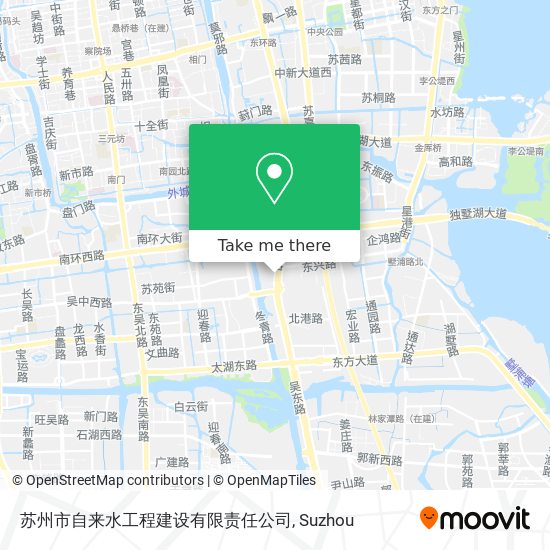 苏州市自来水工程建设有限责任公司 map
