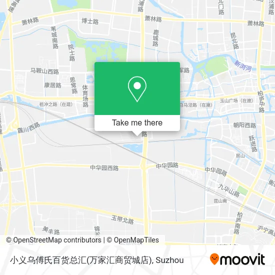 小义乌傅氏百货总汇(万家汇商贸城店) map