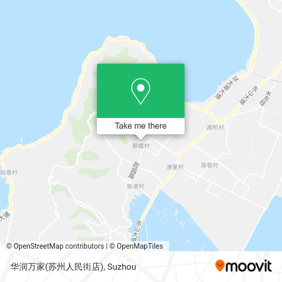 华润万家(苏州人民街店) map