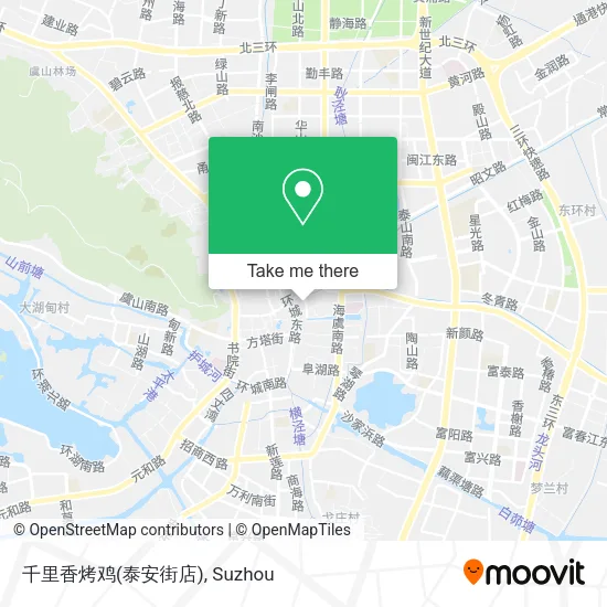 千里香烤鸡(泰安街店) map