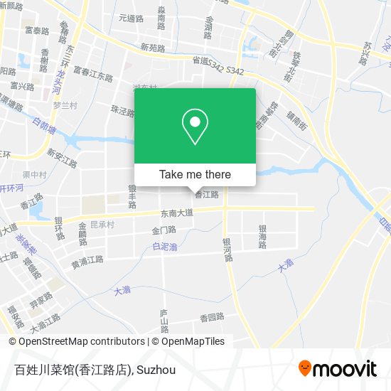 百姓川菜馆(香江路店) map