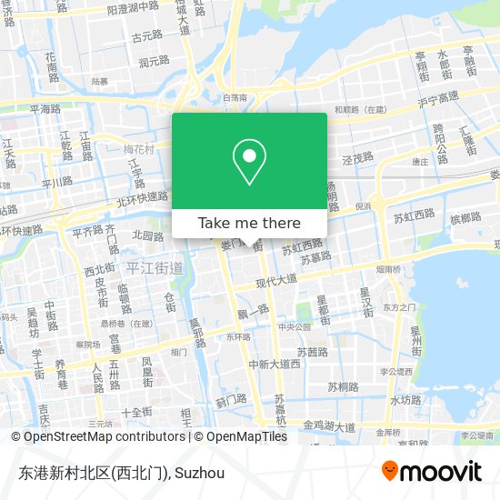 东港新村北区(西北门) map