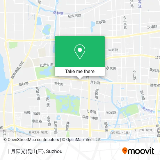 十月阳光(昆山店) map