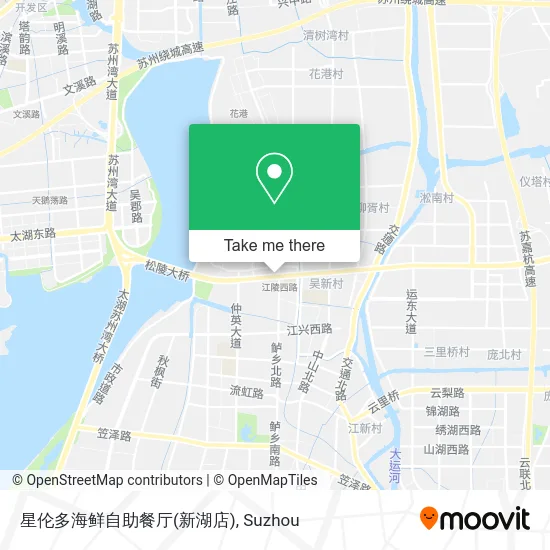 星伦多海鲜自助餐厅(新湖店) map