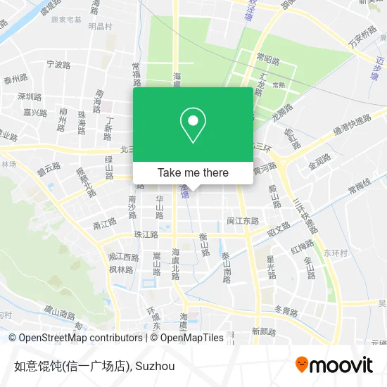 如意馄饨(信一广场店) map