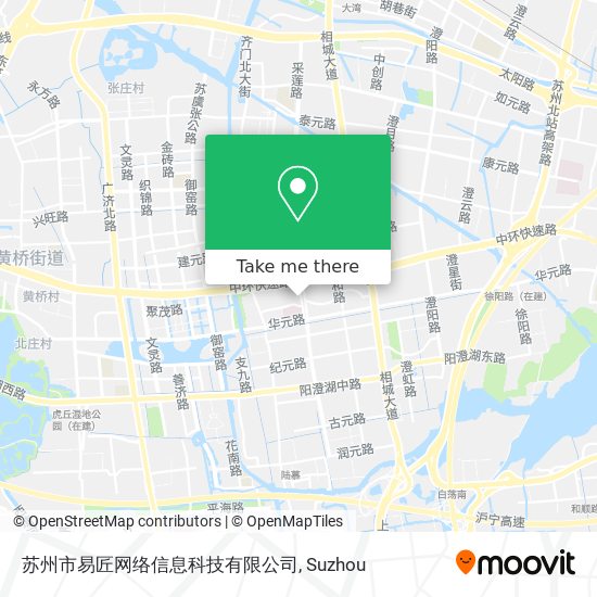 苏州市易匠网络信息科技有限公司 map