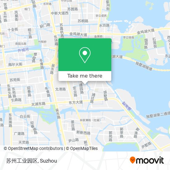 苏州工业园区 map