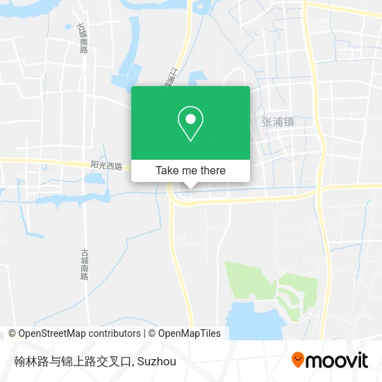 翰林路与锦上路交叉口 map