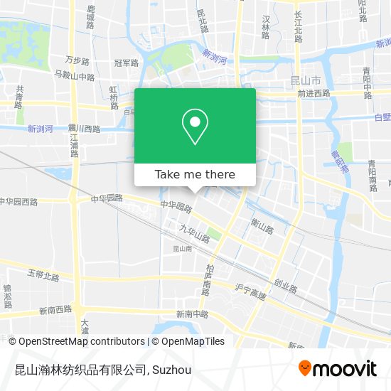 昆山瀚林纺织品有限公司 map