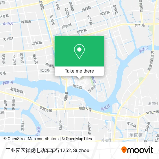 工业园区祥虎电动车车行1252 map