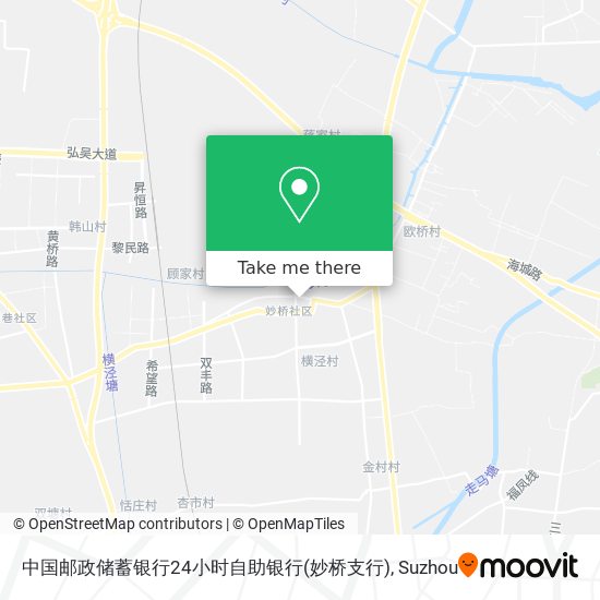 中国邮政储蓄银行24小时自助银行(妙桥支行) map