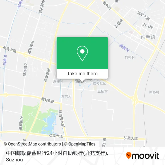 中国邮政储蓄银行24小时自助银行(鹿苑支行) map