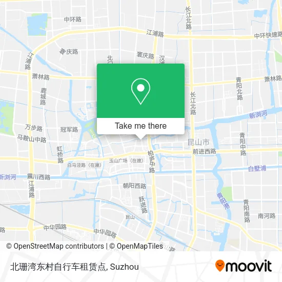 北珊湾东村自行车租赁点 map