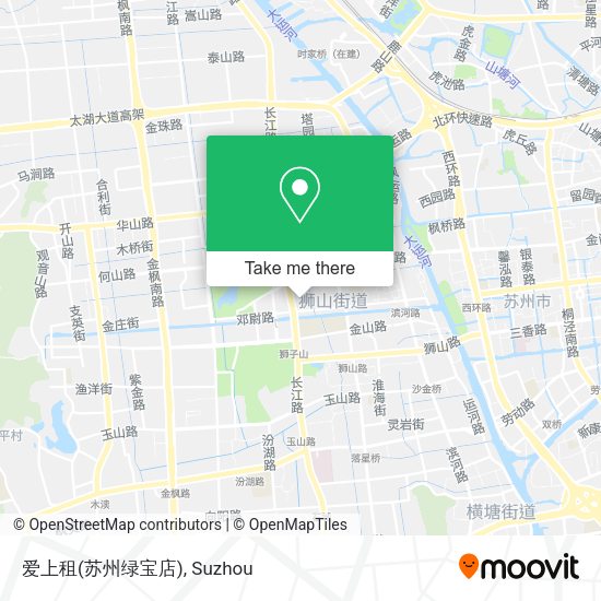 爱上租(苏州绿宝店) map