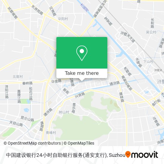 中国建设银行24小时自助银行服务(通安支行) map