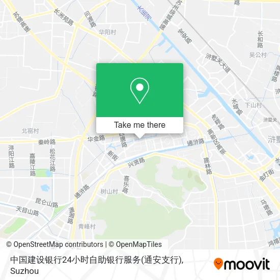 中国建设银行24小时自助银行服务(通安支行) map