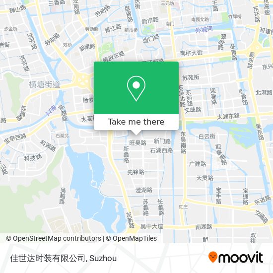 佳世达时装有限公司 map