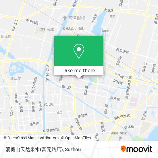 洞庭山天然泉水(富元路店) map