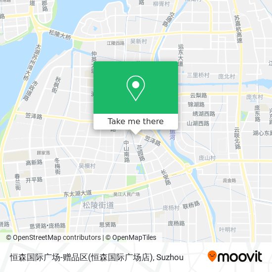 恒森国际广场-赠品区(恒森国际广场店) map