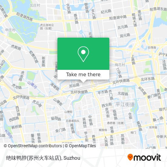 绝味鸭脖(苏州火车站店) map