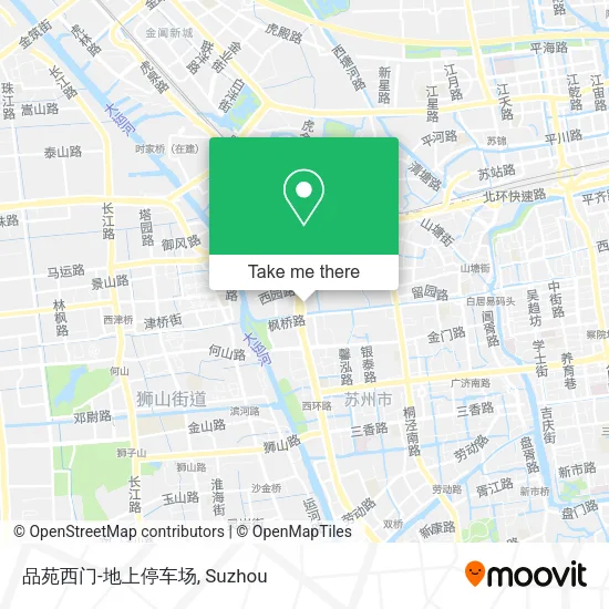 品苑西门-地上停车场 map