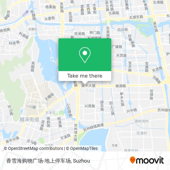 香雪海购物广场-地上停车场 map