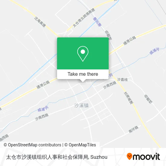 太仓市沙溪镇组织人事和社会保障局 map