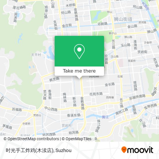 时光手工炸鸡(木渎店) map