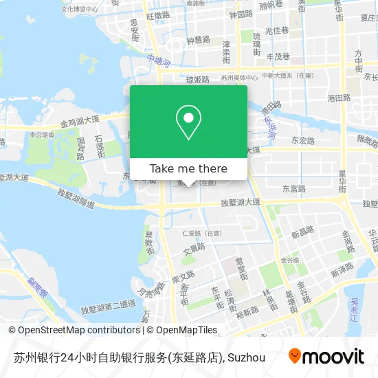 苏州银行24小时自助银行服务(东延路店) map