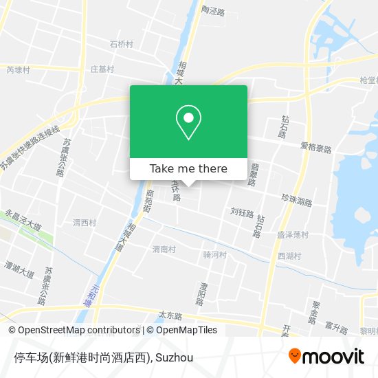 停车场(新鲜港时尚酒店西) map