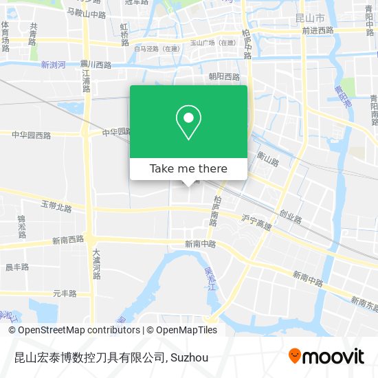 昆山宏泰博数控刀具有限公司 map