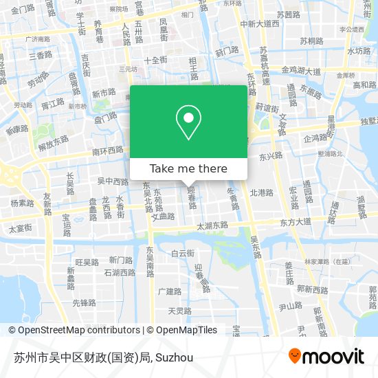 苏州市吴中区财政(国资)局 map