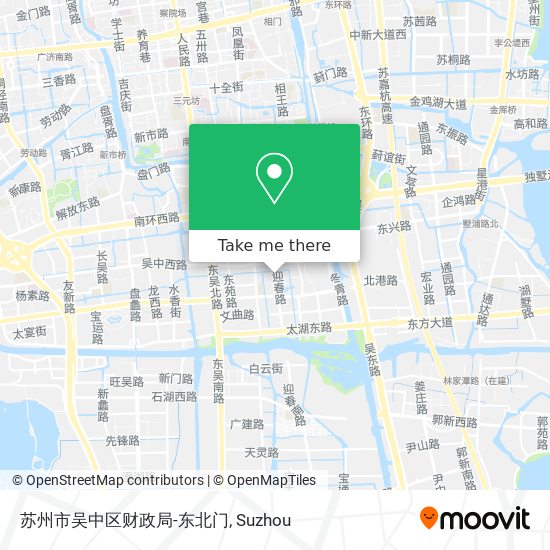 苏州市吴中区财政局-东北门 map