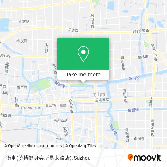 街电(脉搏健身会所昆太路店) map