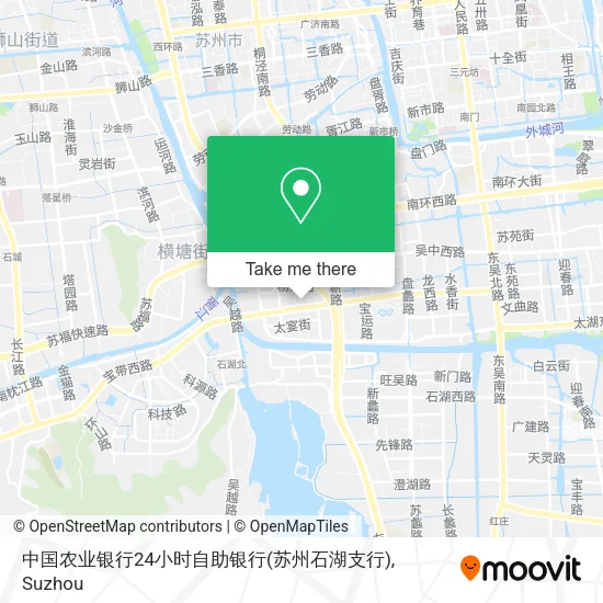 中国农业银行24小时自助银行(苏州石湖支行) map