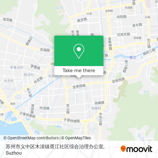 苏州市义中区木渎镇胥江社区综合治理办公室 map