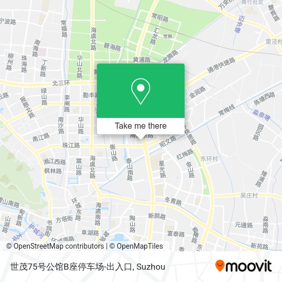世茂75号公馆B座停车场-出入口 map