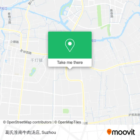 葛氏淮南牛肉汤店 map